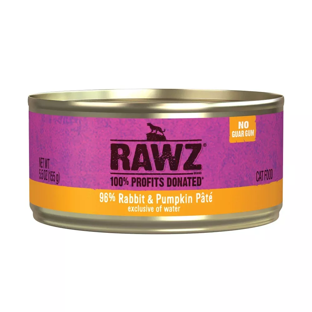 Rawz - Rabbit & Pumpkin Wet Cat Food