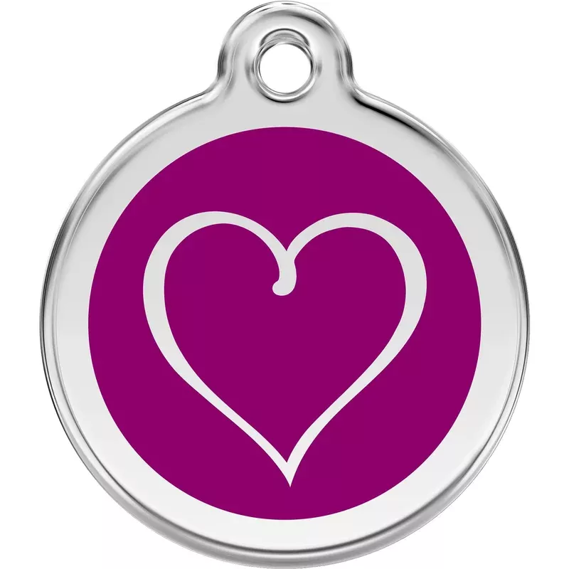 red-dingo-tribal-heart-pet-id-dog-tags Red Dingo Tribal Heart Pet ID Dog Tags