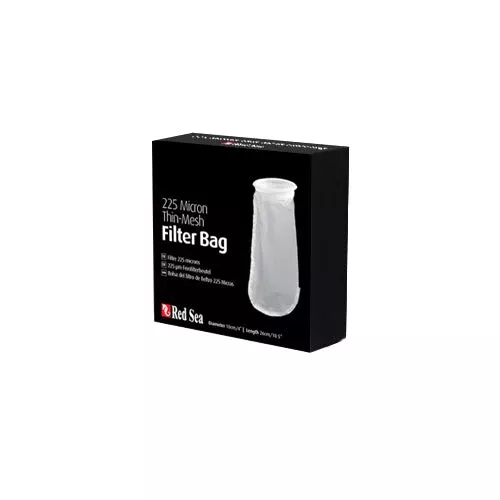 red-sea-225-micron-thin-mesh-filter-sock-4-plastic-ring-10-5-long Red Sea 225 micron Thin-mesh filter sock - 4" Plastic Ring - 10.5" Long