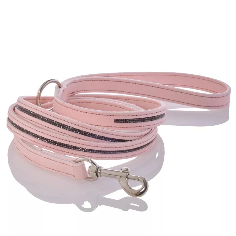 roxy-crystal-bling-6-ft-dog-leash-with-vegan-leather ROXY – THE CRYSTAL BLING 6 FT DOG LEASH WITH VEGAN LEATHER