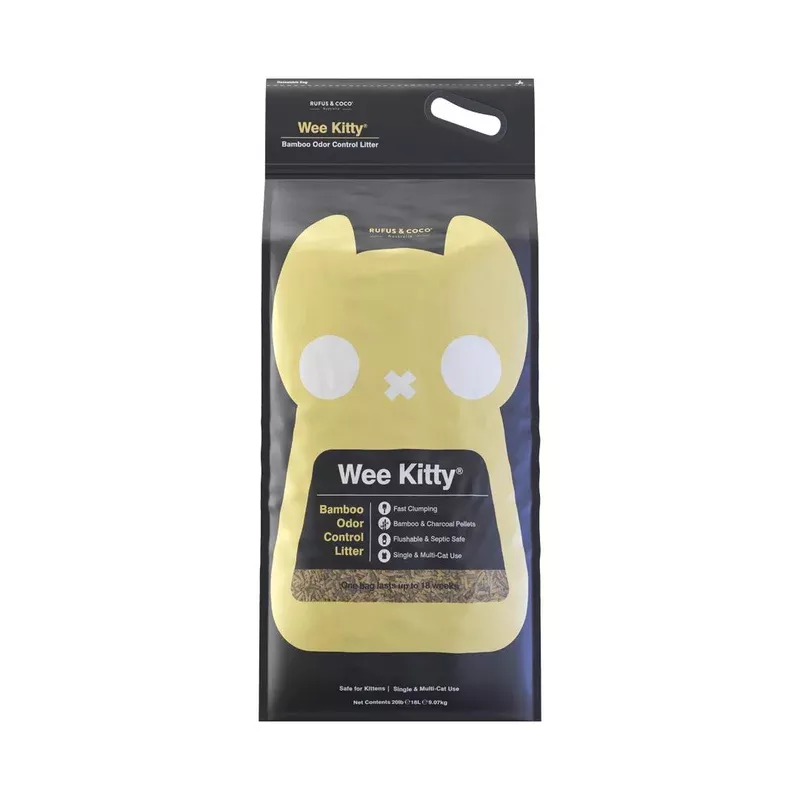 rufus-coco-wee-kitty-bamboo-odour-control-clumping-cat-litter-9kg Rufus & Coco Wee Kitty Bamboo Odour Control Clumping Cat Litter 9kg