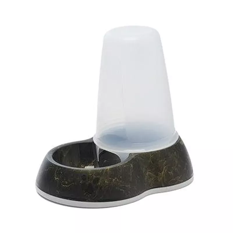 savic-voerdispencer-loop-marble-zwart-goud Savic Voerdispencer Loop Marble Zwart / Goud