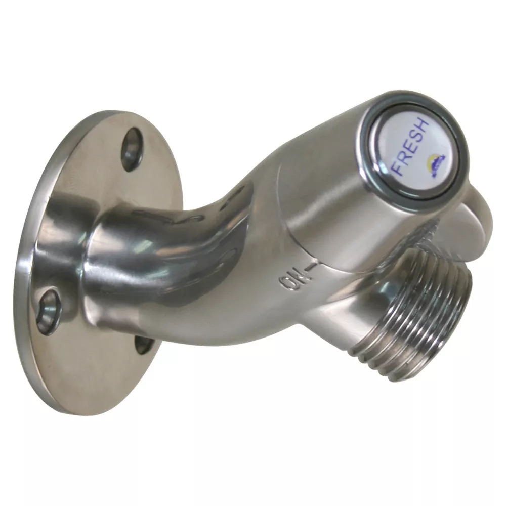 Scandvik Ceramic Angled Washdown Valve – SS Spigot [10175P]