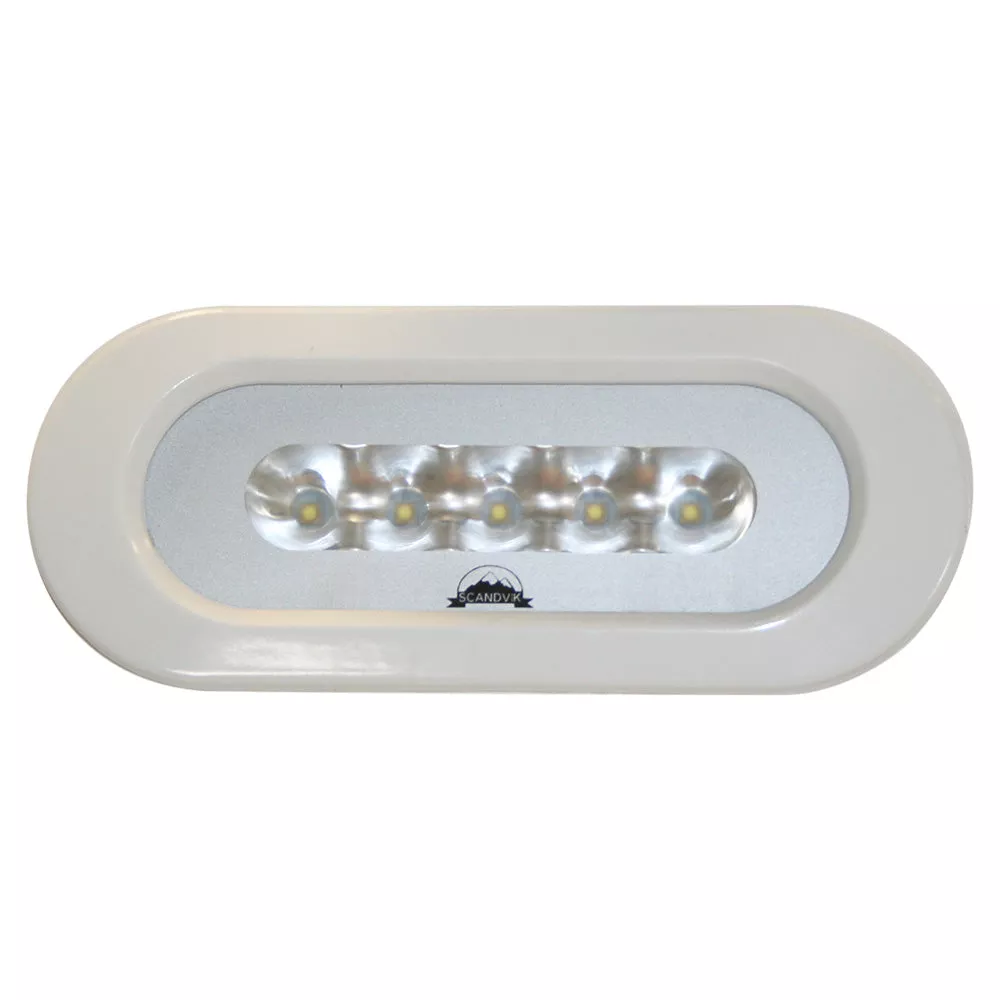 Scandvik Flush Mount Spreader Light – 10-30V – White [41343P]