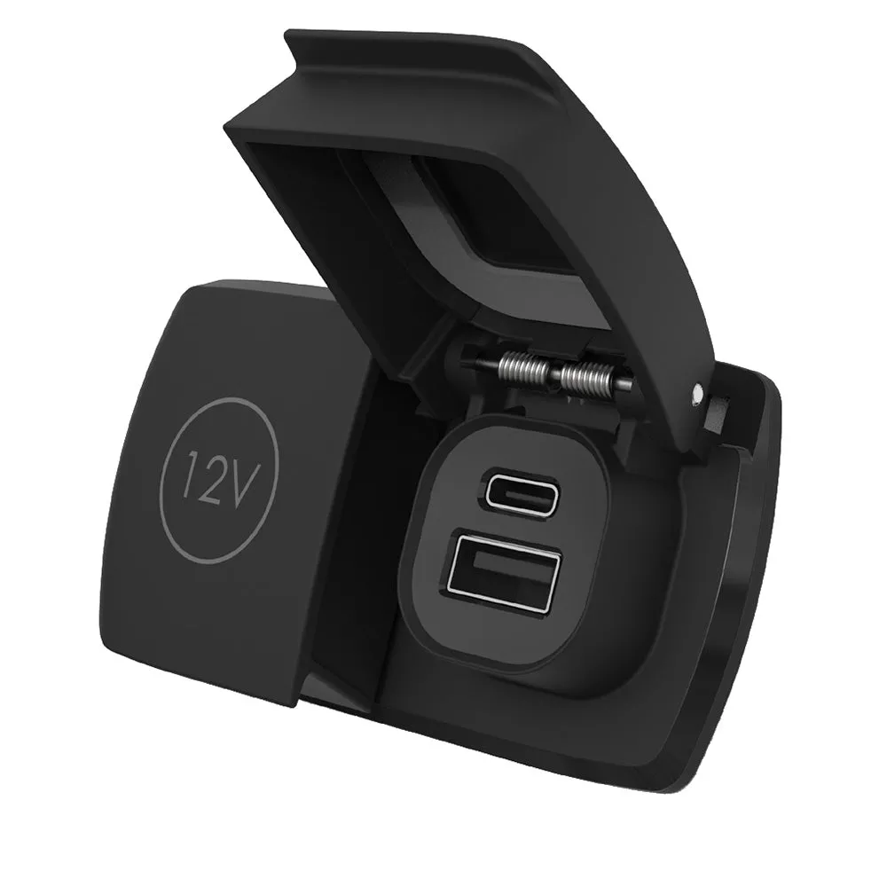 Scanstrut Flip Pro Duo – USB-AUSB-C w/12V Power Socket [SC-MULTI-F2]