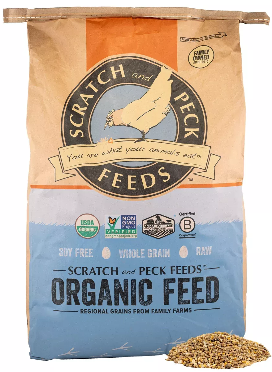scratch-peck-organic-chicken-scratch-plus-corn-feed Scratch & Peck - Organic Chicken Scratch Plus Corn Feed