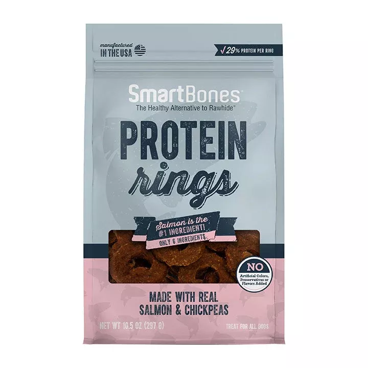 smartbones-salmon-protein-rings-dog-treats SmartBones Salmon Protein Rings Dog Treats