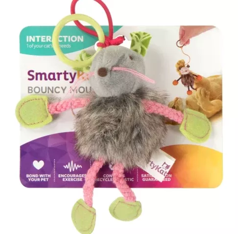 smartykat-bouncy-mouse-cat-toy SmartyKat - Bouncy Mouse Cat Toy