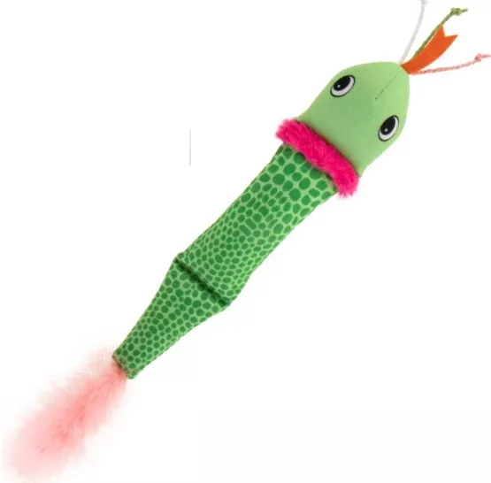 smartykat-crinkle-creeper-kicker-cat-toy SmartyKat - Crinkle Creeper Kicker Cat Toy
