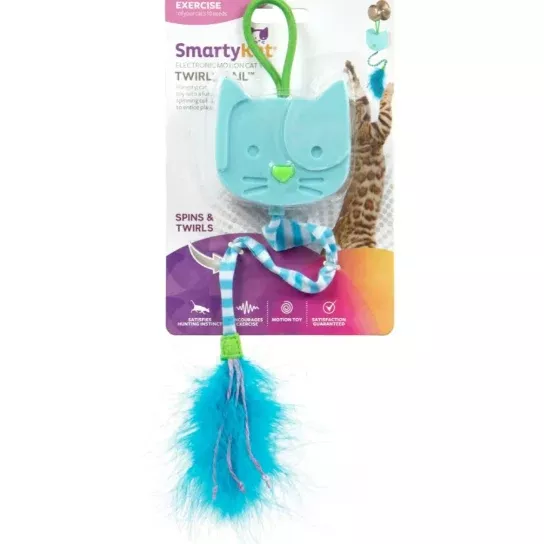 smartykat-twirly-tail-hanging-teaser-cat-toy SmartyKat - Twirly Tail Hanging Teaser Cat Toy