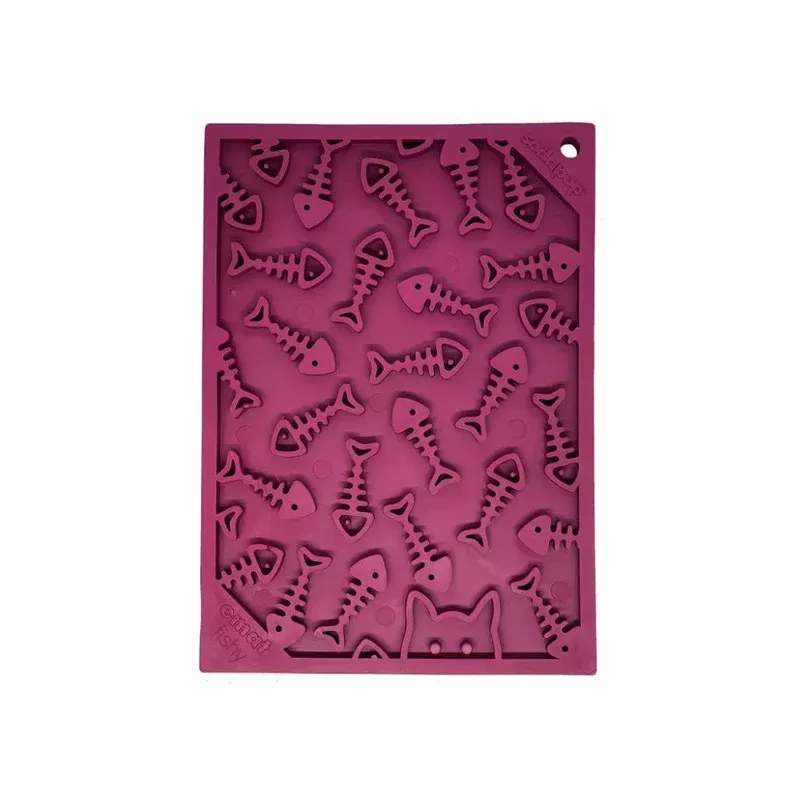 sodapup-emat-enrichment-lick-mat-fish-design SODAPUP eMat Enrichment Lick Mat Fish Design