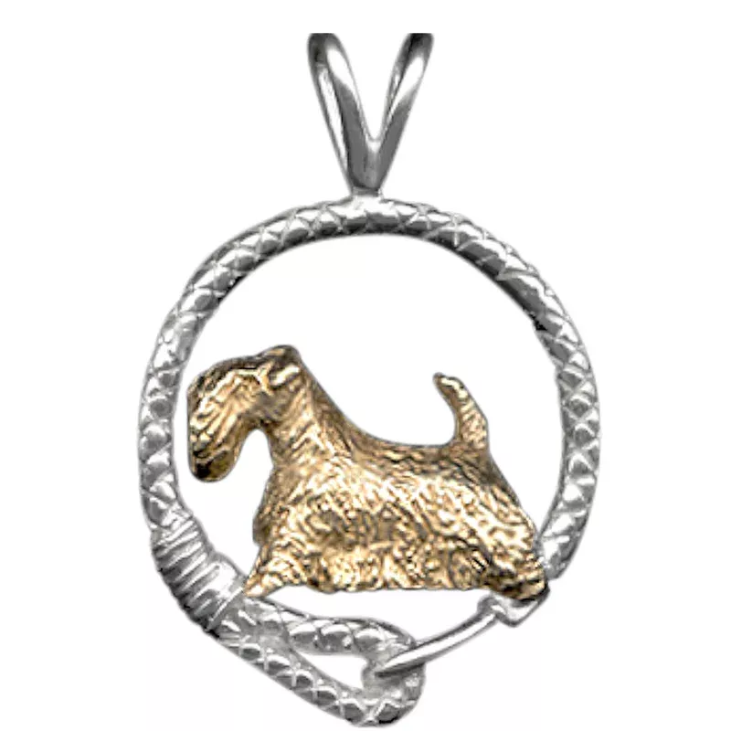 solid-14k-gold-sealyham-terrier-in-sterling-silver-leash-pendant Solid 14K Gold Sealyham Terrier in Sterling Silver Leash Pendant