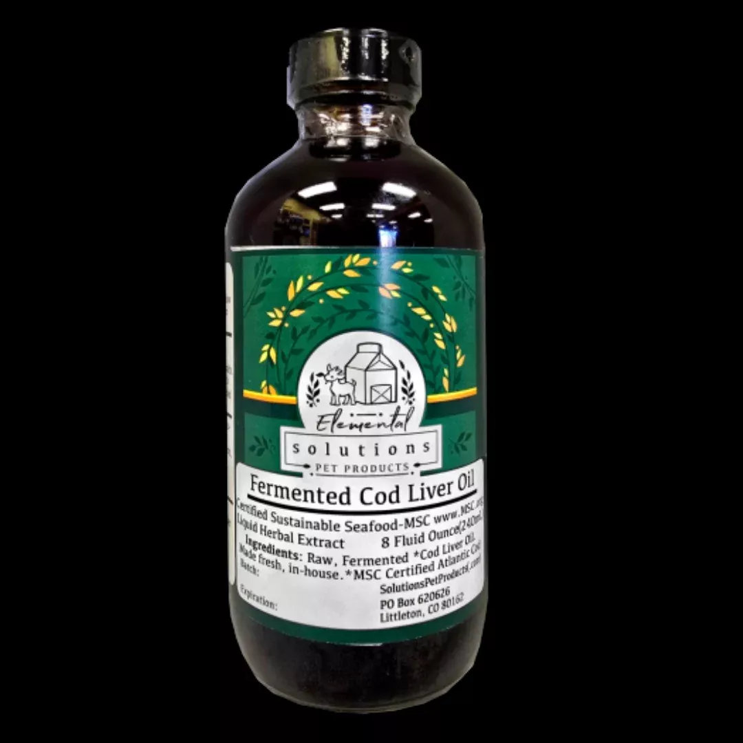 solutions-pet-products-fermented-cod-liver-oil-8oz Solutions Pet Products | Fermented Cod Liver Oil - 8oz