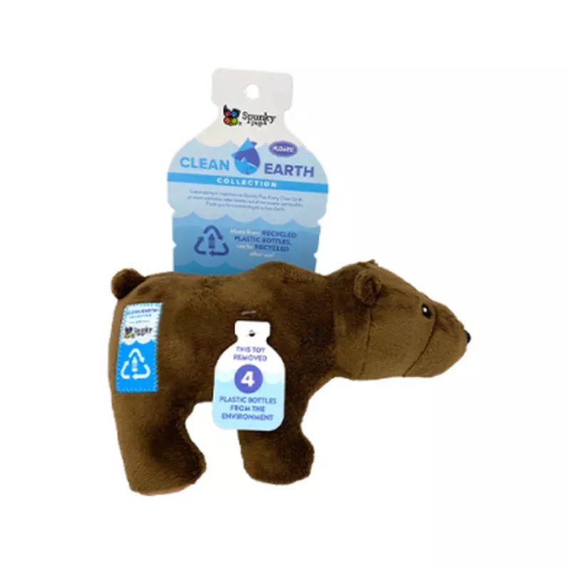 spunky-pup-clean-earth-plush-bear-large-dog-toy Spunky Pup Clean Earth Plush Bear Large Dog Toy