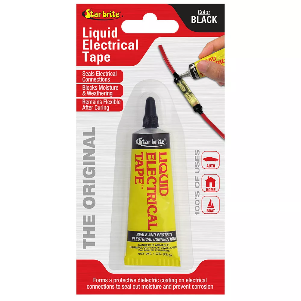 Star brite Liquid Electrical Tape – Black – 1 oz [84154]