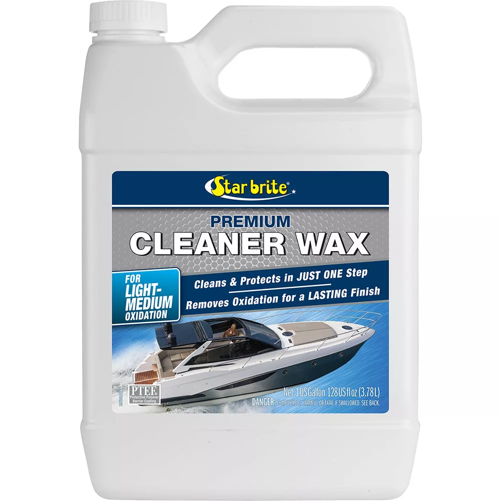Star brite Premium Cleaner Wax – One-Step – 1 Gallon [89600]