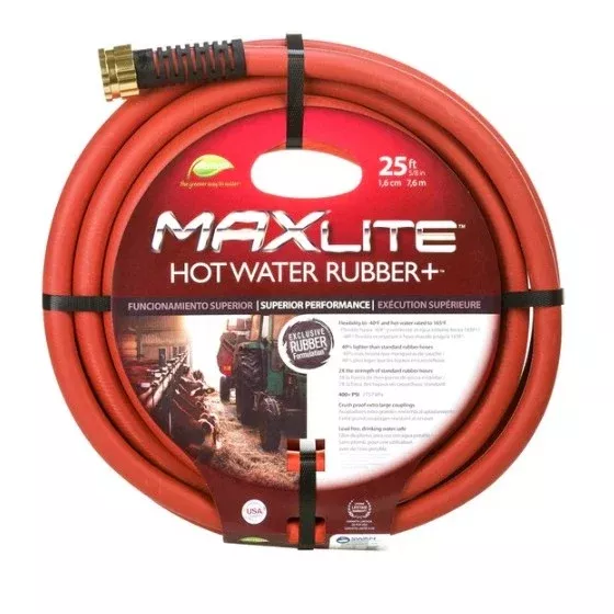 Swan Element MaxLite Hot Rubber+ Hose Red 5/8 in
