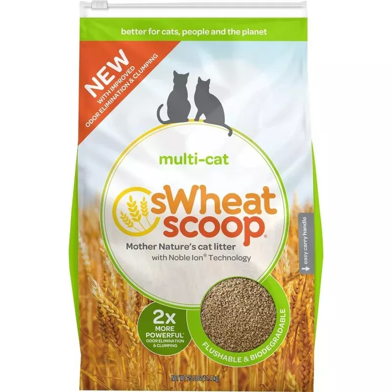 swheat-scoop-fast-clumping-natural-multi-cat-litter sWheat Scoop Fast Clumping Natural Multi Cat Litter