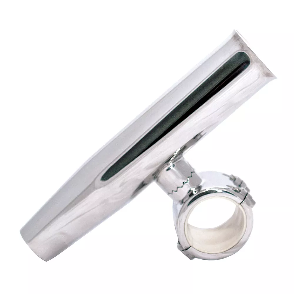 Tigress 1″ Polished SS Adjustable Clamp-On Rod Holder [88191]