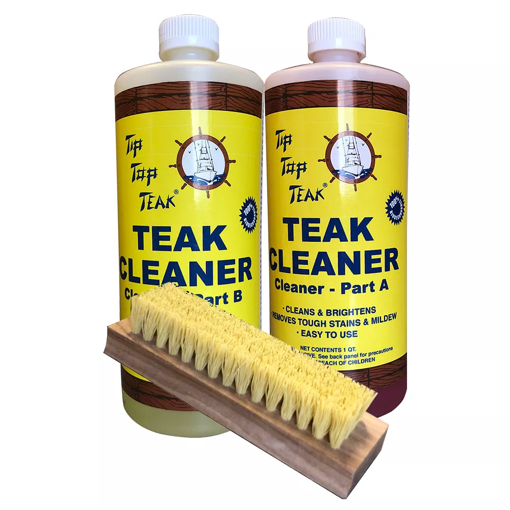 Tip Top Teak Cleaner Kit Part APart B w/Brush [TK860]