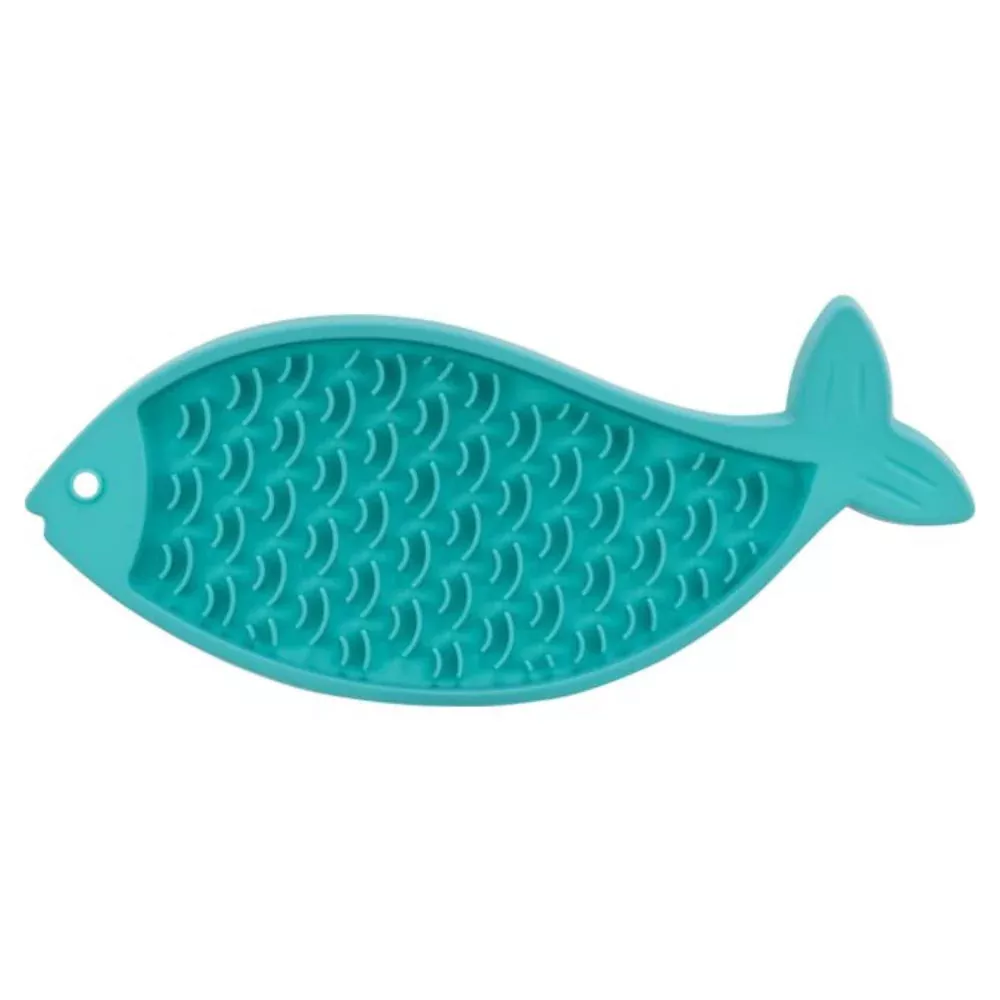 Trixie - Fish-Shaped Lick 'n' Snack Mat for Cats