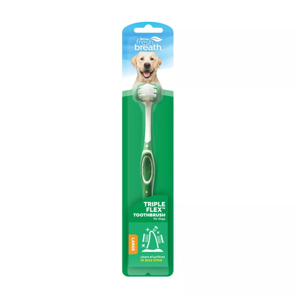 tropiclean-fresh-breath-triple-flex-toothbrush TropiClean - Fresh Breath Triple Flex Toothbrush