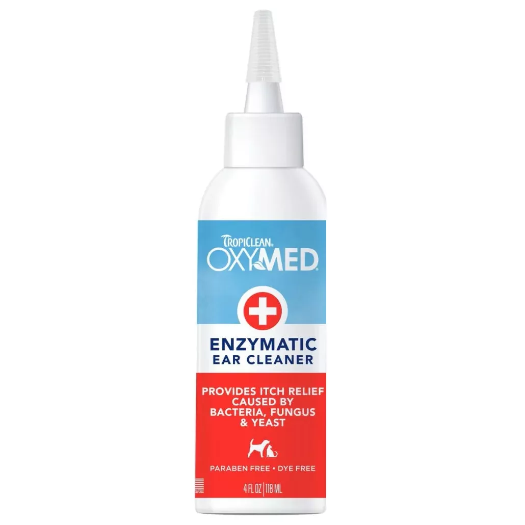 tropiclean-oxymed-enzymatic-ear-cleaner-4-oz TropiClean OxyMed Enzymatic Ear Cleaner (4 oz)