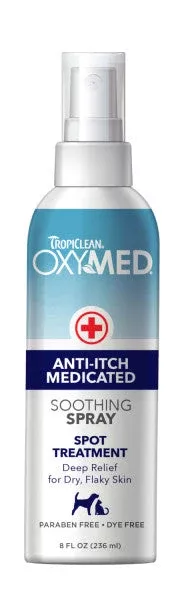 tropiclean-oxymed-medicated-anti-itch-spray-pets TropiClean OxyMed Medicated Anti itch Spray for Pets
