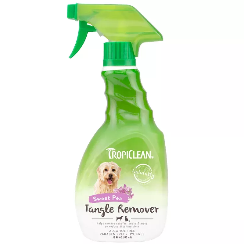 tropiclean-sweet-pea-tangle-remover-spray-pets TropiClean Sweet Pea Tangle Remover Spray for Pets