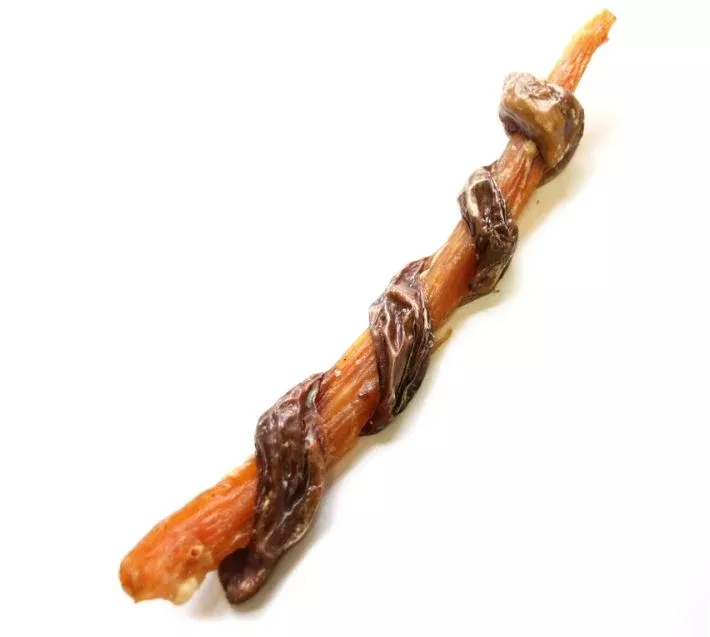 Tuesdays Natural Dog Company 9"-12" Beef Combo Strap (Bulk) Dog Treats
