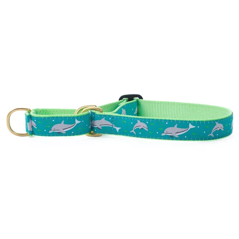 up-country-dolphin-cast-brass-martingale-collar Up Country Dolphin Cast Brass Martingale Collar