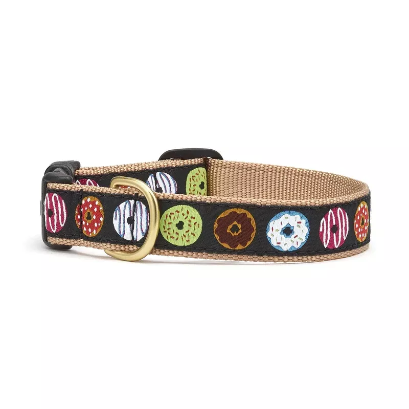up-country-donuts-cast-brass-dog-collar Up Country Donuts Cast Brass Dog Collar