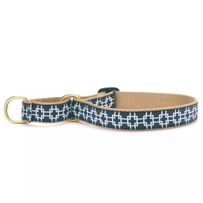 up-country-gridlock-cast-brass-martingale-collar Up Country Gridlock Cast Brass Martingale Collar