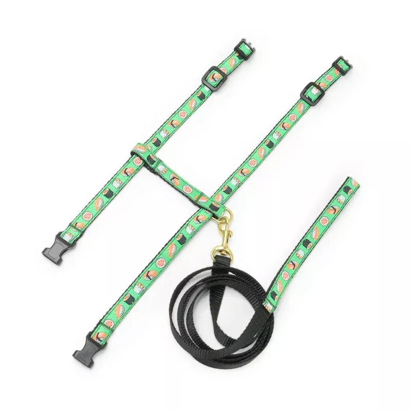 Up Country Sushi Adjustable Cat Harness Set