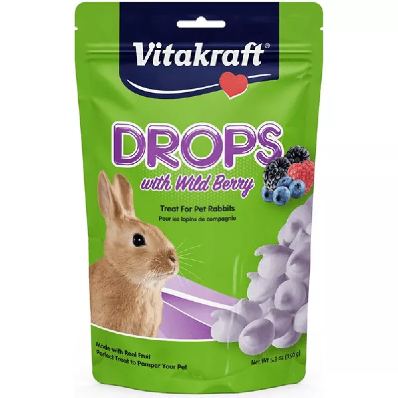 vitakraft-drops-with-wildberry-rabbits-150-g Vitakraft Drops with Wildberry for Rabbits – 150 g