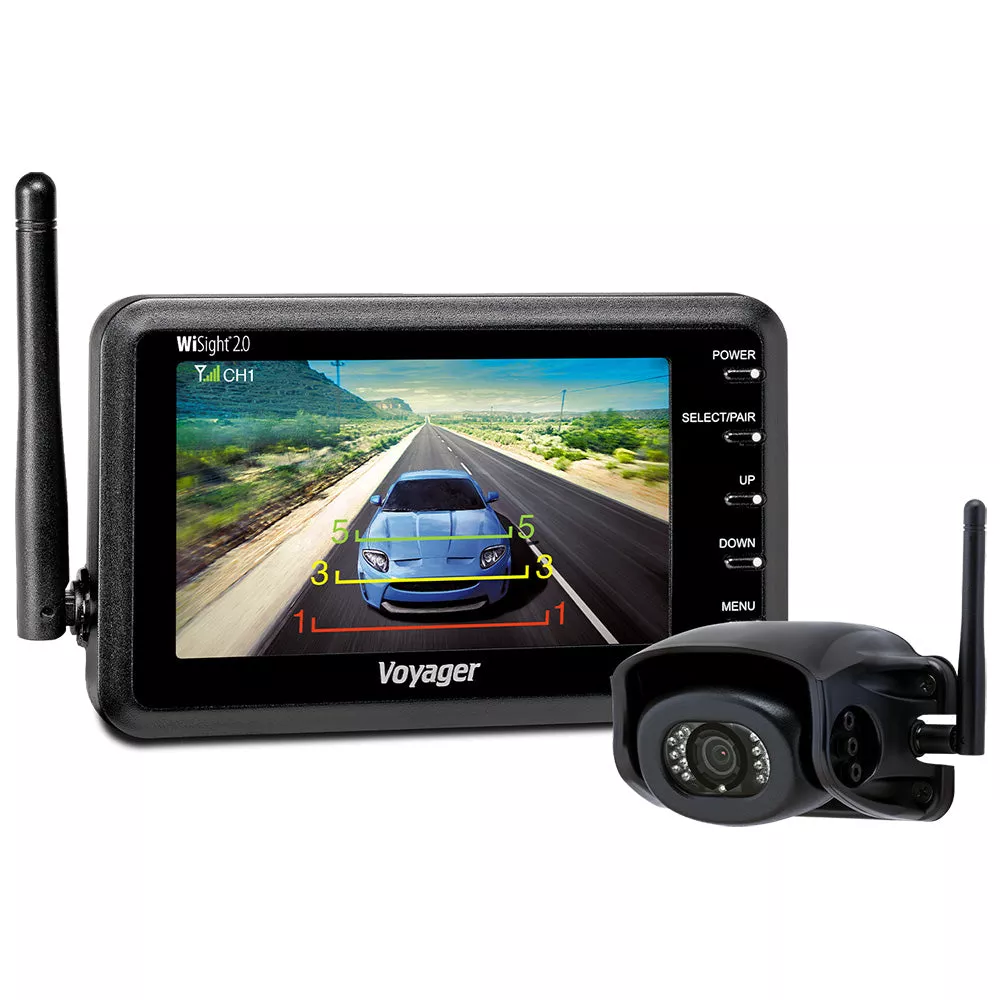 Voyager WiSight 2.0 – 4.3″ Monitor w/Camera f/Prewire System – Wireless [WVSXP43]