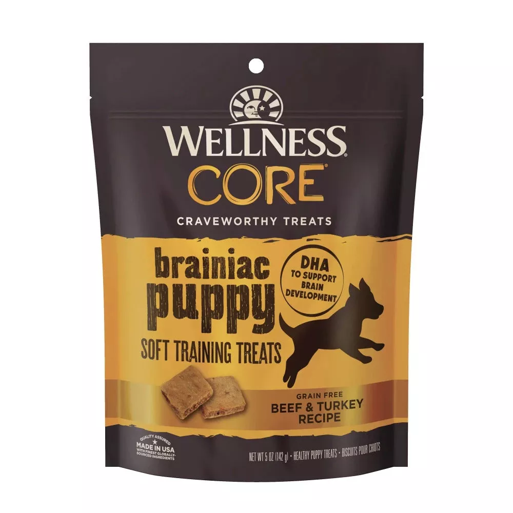 wellness-core-brainiac-puppy-soft-training-treats Wellness - CORE Brainiac Puppy Soft Training Treats