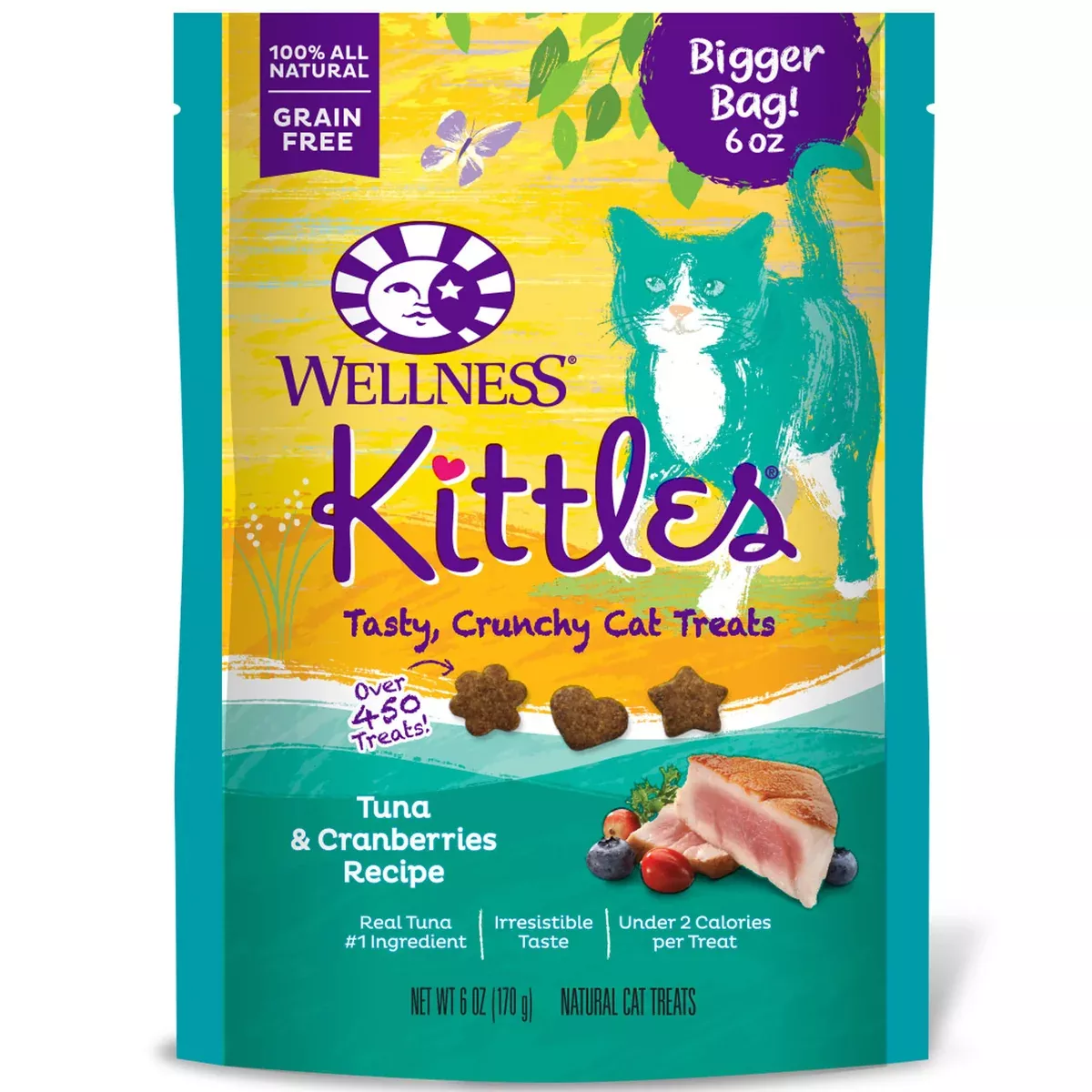 wellness-kittles-tuna-cranberry-grain-free-cat-treats Wellness - Kittles Tuna & Cranberry Grain-Free Cat Treats