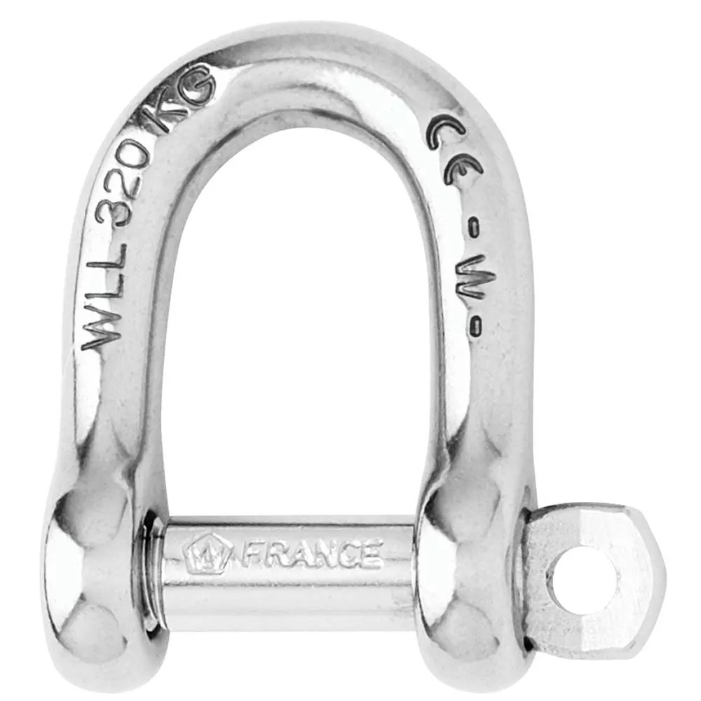 Wichard Self-Locking D Shackle – Diameter 8mm – 5/16″ [1204W]