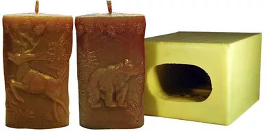Wilderness Pillar Candle Mold