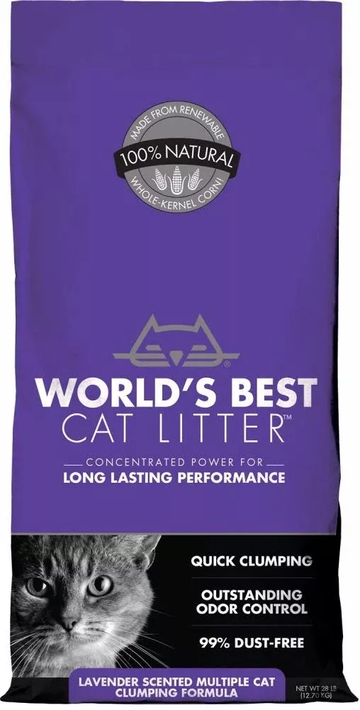 world-s-best-lavender-scented-multiple-cat-clumping-formula-cat-litter World's Best Lavender Scented Multiple Cat Clumping Formula Cat Litter