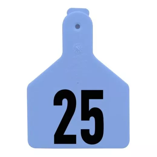 z1-no-snag-laser-printed-numbered-cow-tags Z1 No-Snag Laser-Printed Numbered Cow Tags