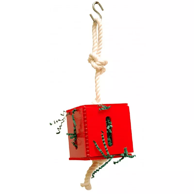 zoo-max-crinkle-paper-box-bird-toy-available-in-3-sizes Zoo-Max Crinkle Paper Box Bird Toy – Available in 3 Sizes