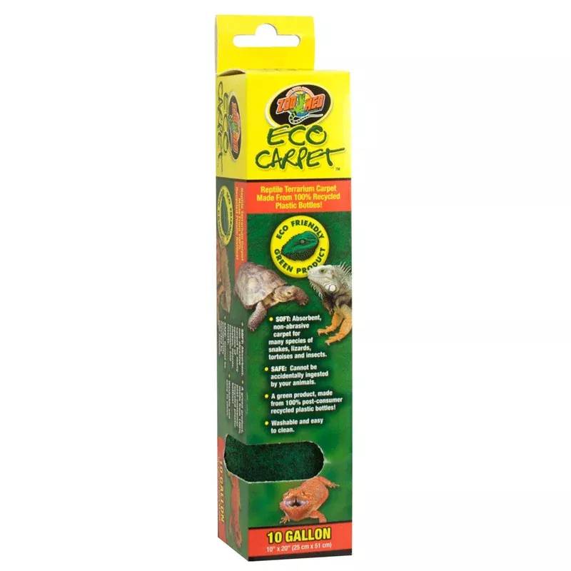 zoo-med-eco-carpet-reptile-terrarium-carpet-green-10-gallon-10inches-x-20inches Zoo Med Eco Carpet Reptile Terrarium Carpet Green 10 Gallon 10Inches X 20Inches
