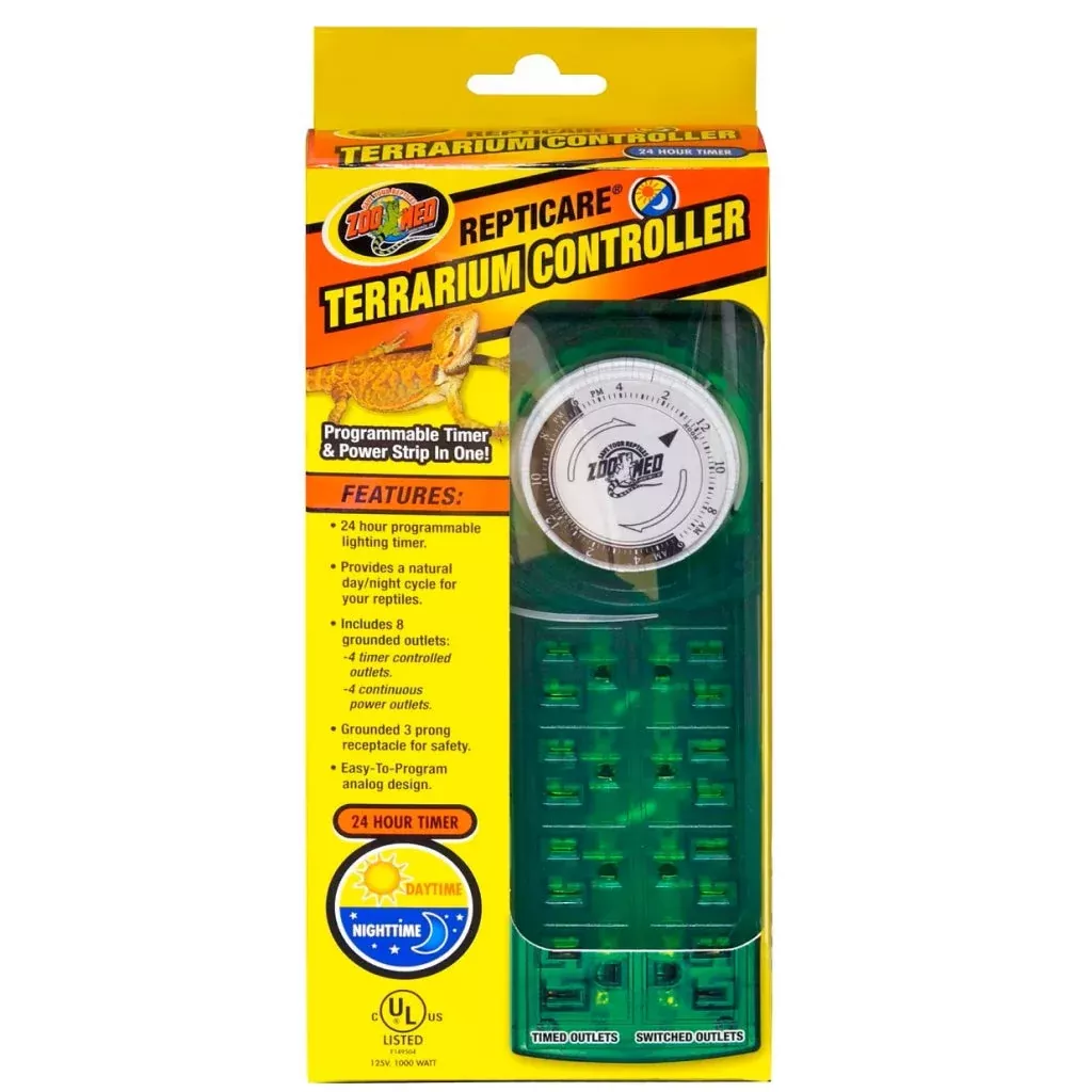zoo-med-repticare-terrarium-controller-programmable-power-strip Zoo Med ReptiCare Terrarium Controller Programmable Power Strip