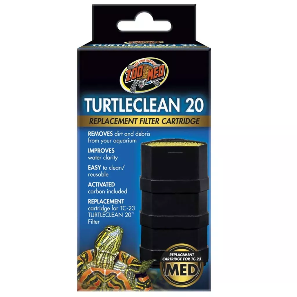 zoo-med-turtleclean-deluxe-turtle-filter-replacement-cartridge-20-gal Zoo Med Turtleclean Deluxe Turtle Filter Replacement Cartridge, 20-gal
