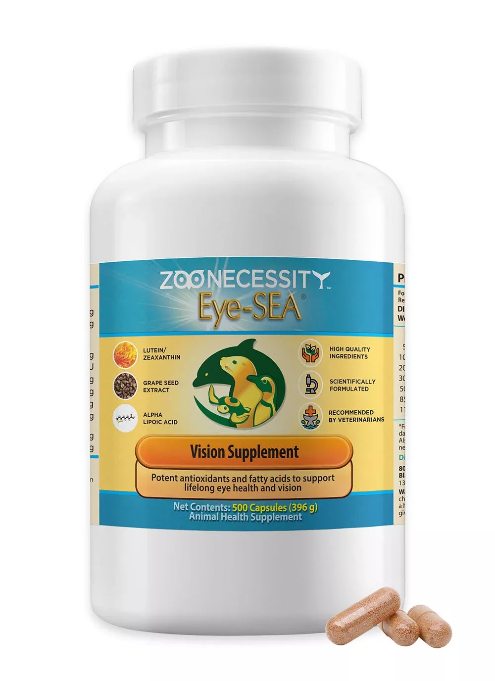 zoo-necessity-eye-sea-vision-supplement-500-capsules Zoo Necessity Eye-SEA Vision Supplement, 500 capsules