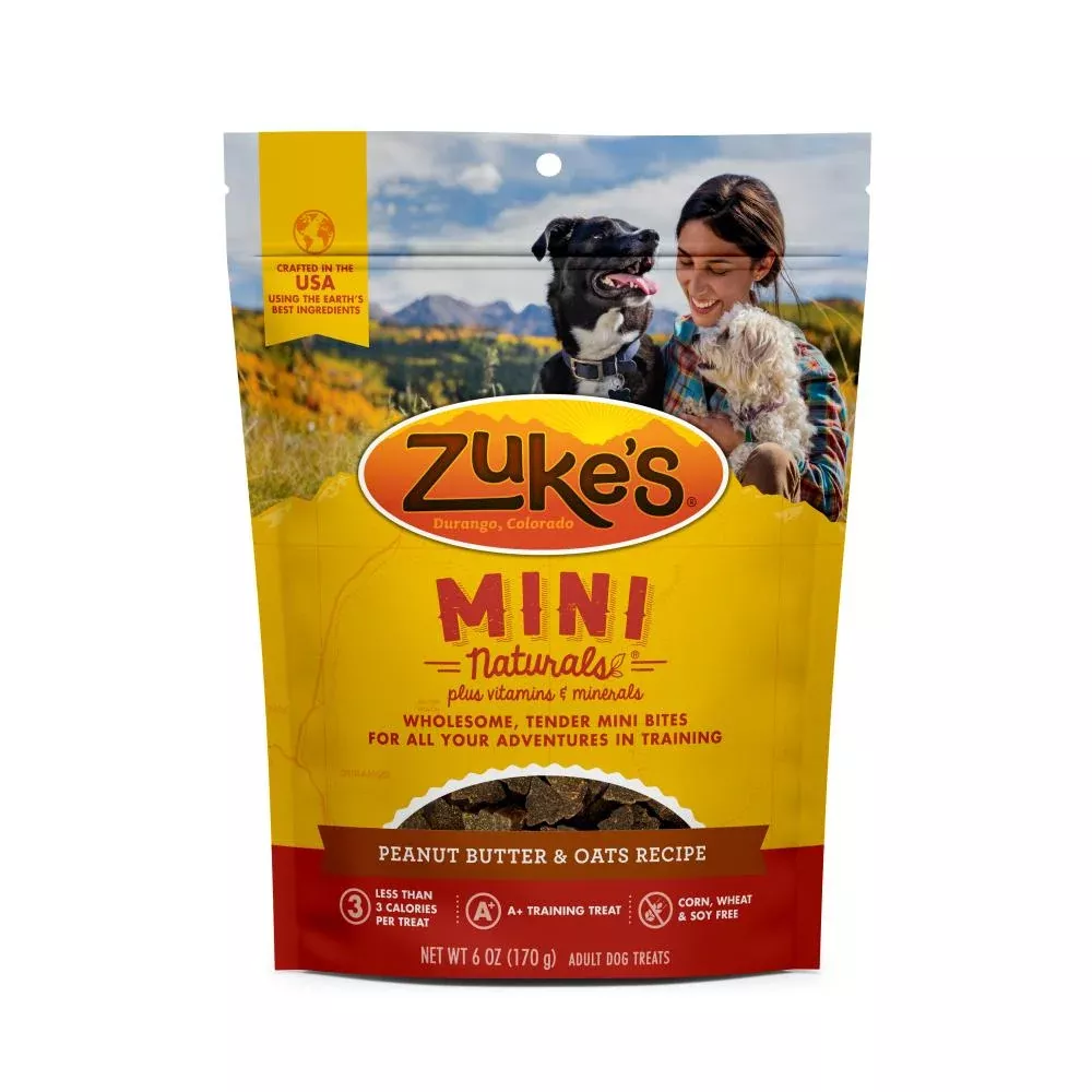 zukes-peanut-butter-mini-naturals-dog-treats Zukes Peanut Butter Mini Naturals Dog Treats