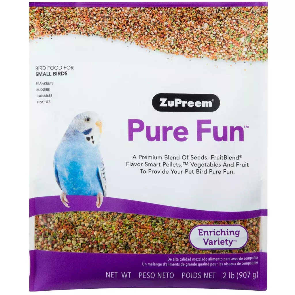 zupreem-pure-fun-bird-food-small-birds-2-lb ZuPreem Pure Fun Bird Food for Small Birds, 2-lb