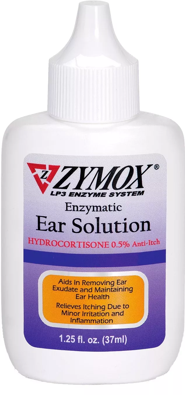 Zymox Pet Ear Solution w/Hydrocortisone (1.25oz)